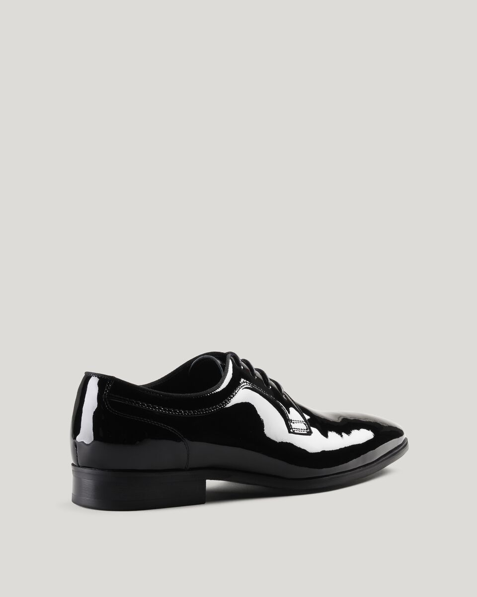 Patent High Shine Derby Lace Up 